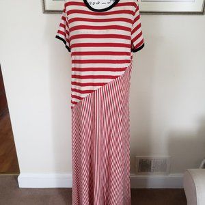 Who What Wear Stripe Maxi Dress